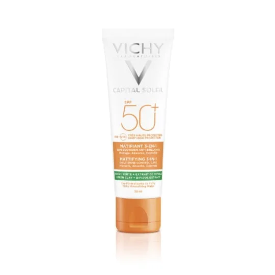 Protection solaire matifiant 3en1 SPF50+