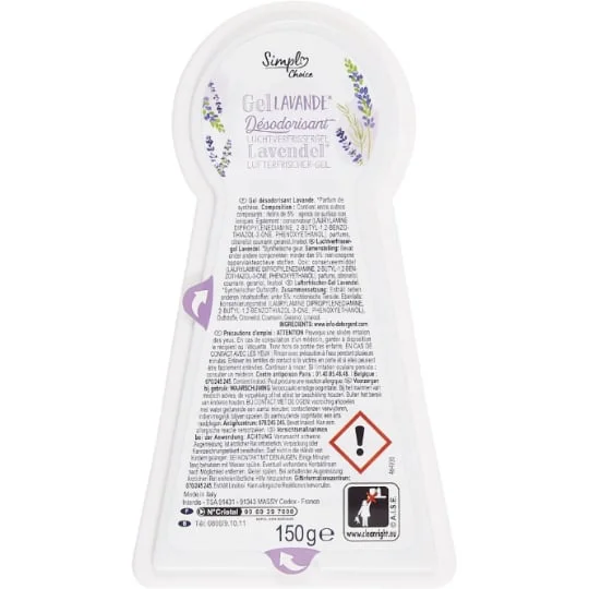 Désodorisant gel lavande