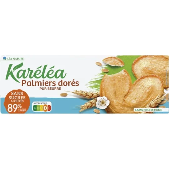 Biscuits palmiers s/sucres