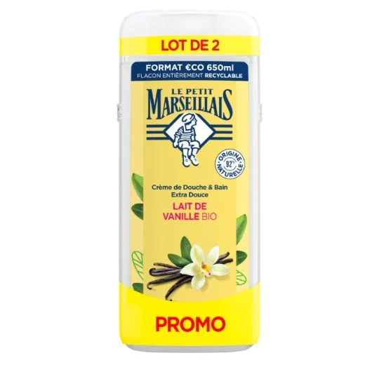 Gel douche Lait de vanille