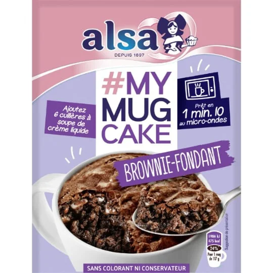 Préparation cake brownie fondant