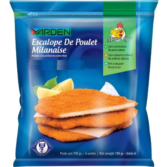Escalope de poulet milanaise
