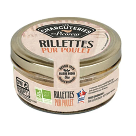 Verrine Rillette Poulet Bio Picoreur