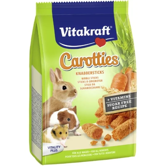 Aliments pour rongeurs sticks carottis à grignoter