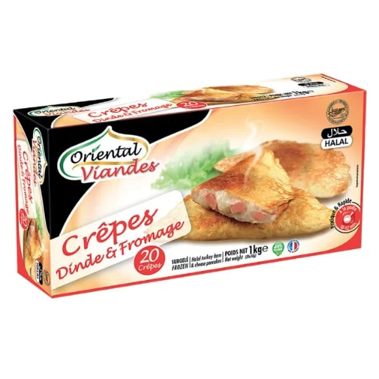 Crêpes halal dinde/fromage