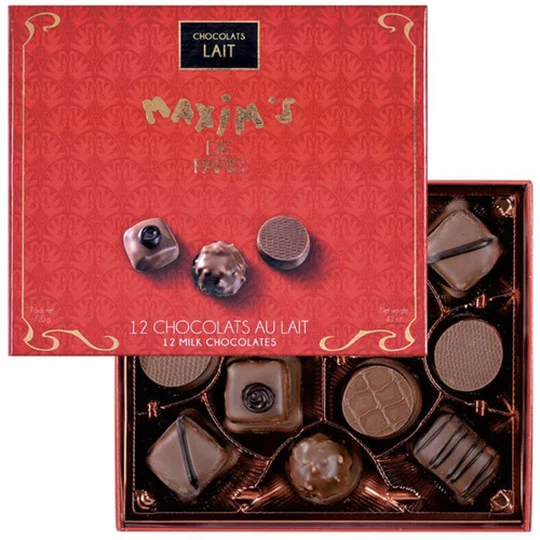 Coffret Connaisseurs 12 Chocolats au Lait