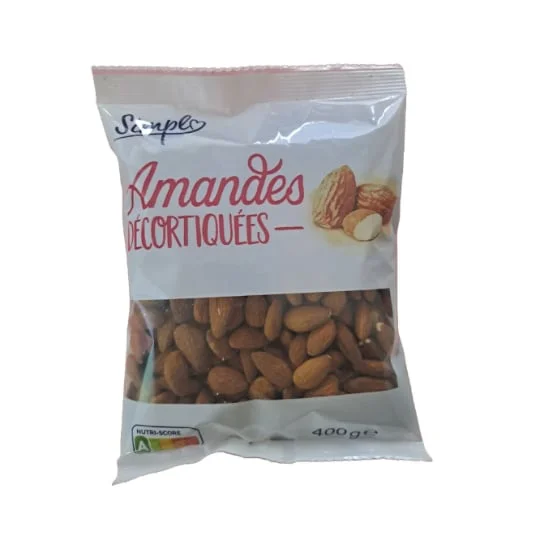 Amandes décortiquées