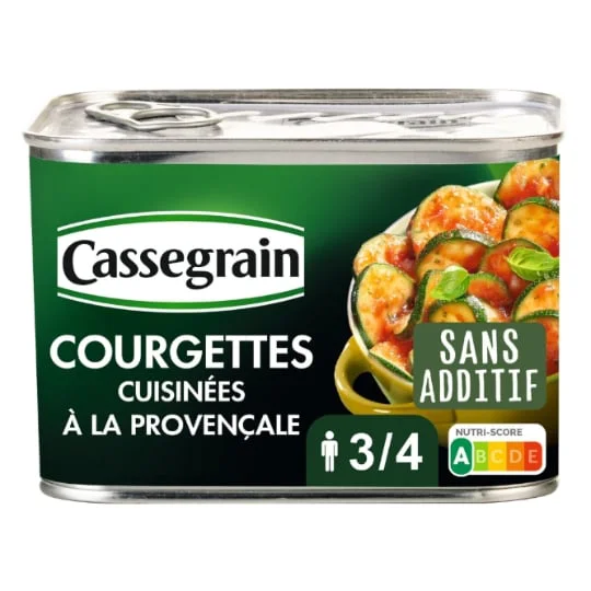 Courgettes cuisinées à la provençale