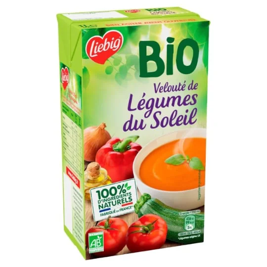 Soupe de légumes du soleil bio