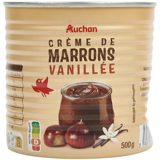 Crème de marrons vanillée