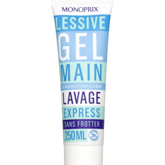 Lessive gel main lavage express sans frotter