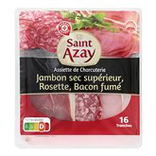 Assiette charcuterie Saint Azay