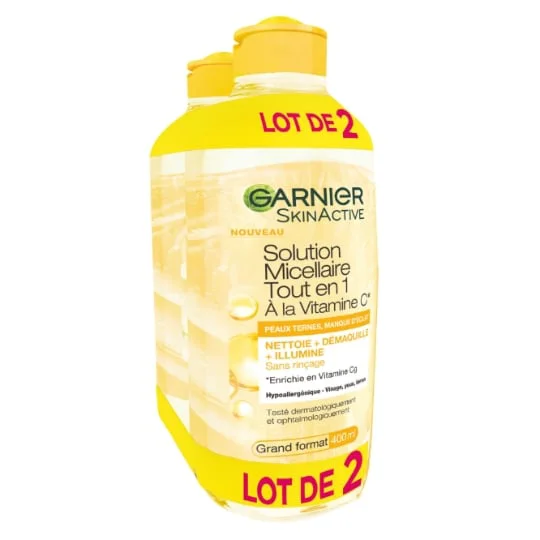 Eau micellaire Skinactive -Vitamine C