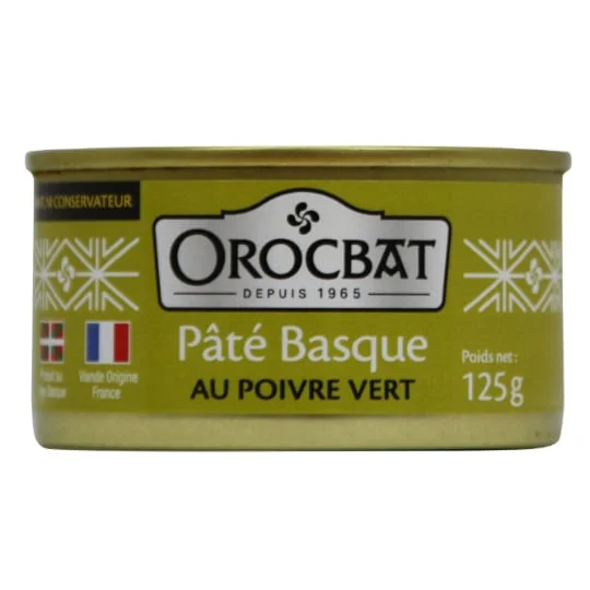 Pâté Basque au poivre vert