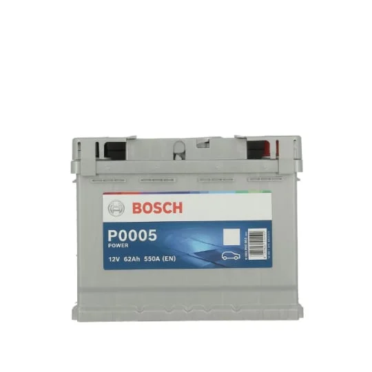 Batterie de voiture 12V 62Ah 550A P0005 L2, Plomb Acide, tous Véhicules