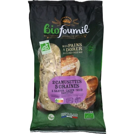 Pain bio camusettes 5 graines à cuire
