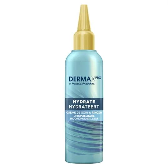 Crème Capillaire Soin à Rincer Hydratant pour Cheveux et Cuir Chevelu Secs DermaXPro