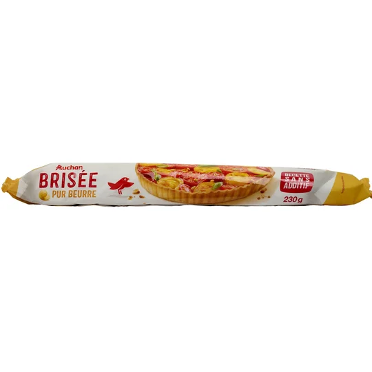 Pâte brisée pur beurre sans additif