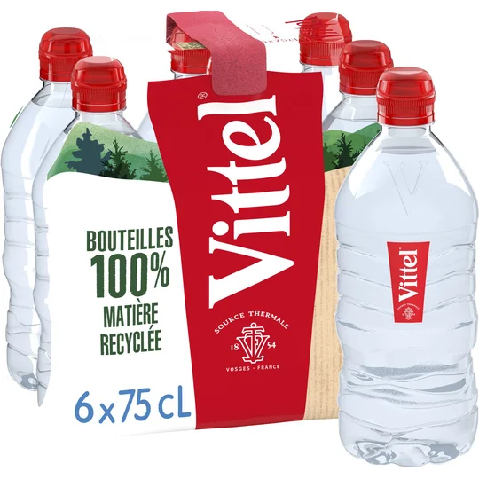 Eau minérale naturelle Bouchon sport
