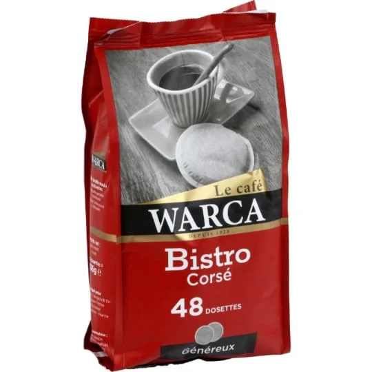 Café dosettes compatibles Senseo Bistro corsé x48