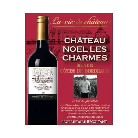 Vin rouge blaye côtes de Bordeaux