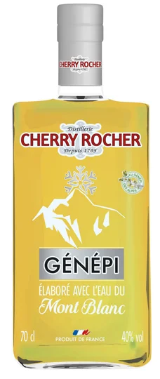 Génépi élaboré avec l'eau du Mont Blanc 40%