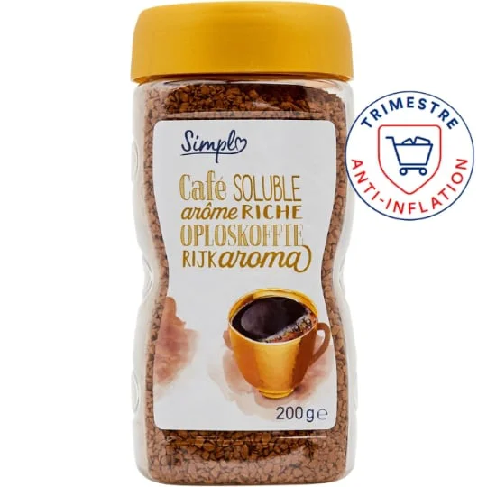 Café soluble arôme riche