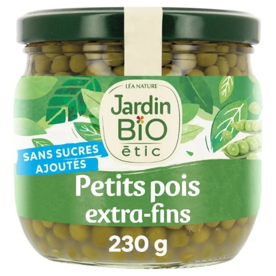 Petits pois extra-fins Bio