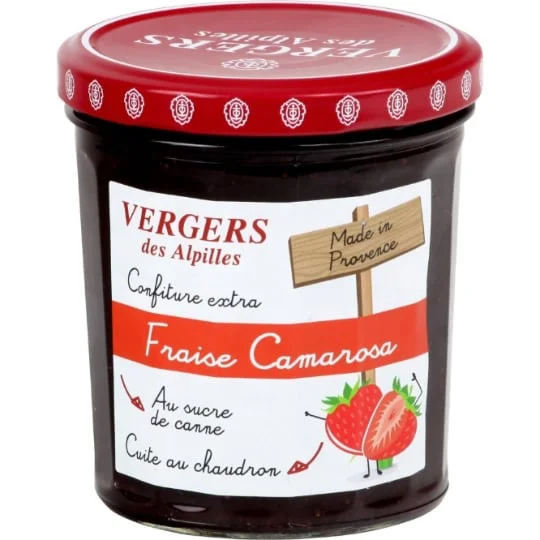 Confiture fraise camarosa