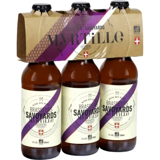 Bière bio myrtille