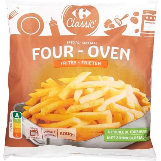 Frites spécial four