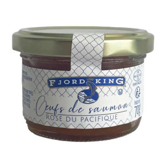Oeufs de saumon rose du pacifique