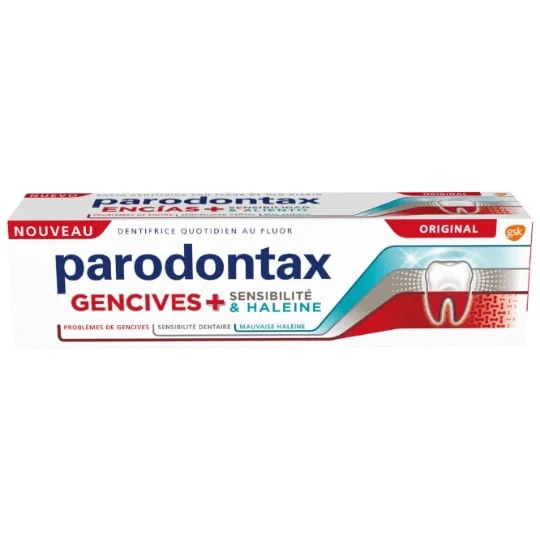 Dentifrice Quotidien Au Fluor Gencives + Sensibilité & Haleine Fraîche Original