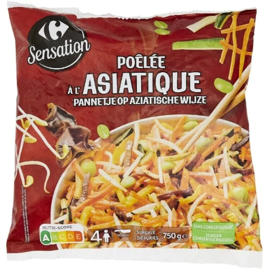 Poêlée à l'asiatique