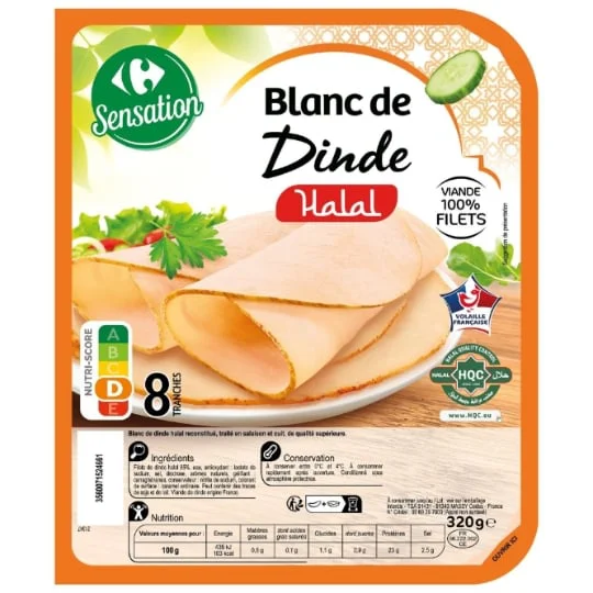 Blanc de dinde halal SENSATION