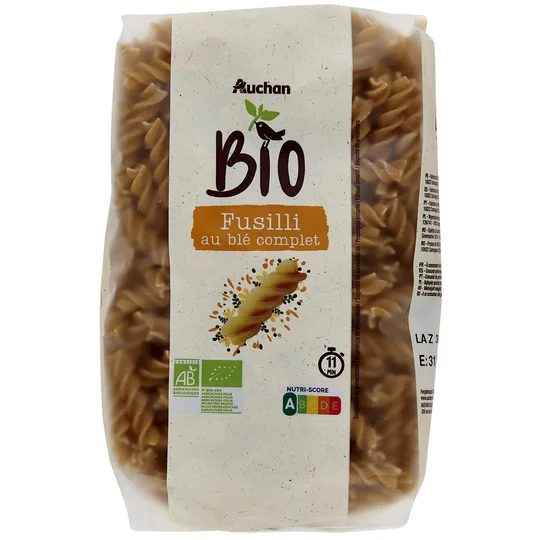 Fusilli au blé complet