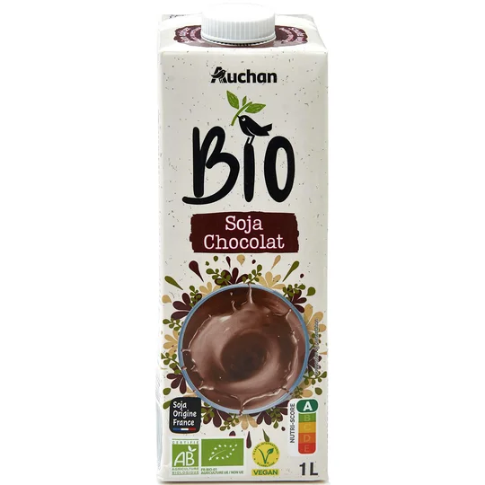 Boisson au soja saveur chocolat