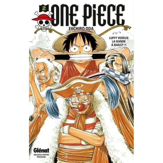 Manga One Piece Tome 02 - Luffy versus la bande à Baggy !!