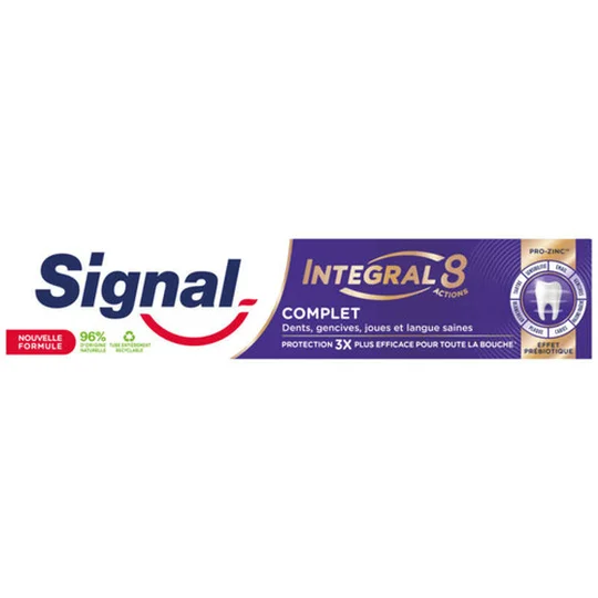 Integral 8 dentifrice complet prébiotique
