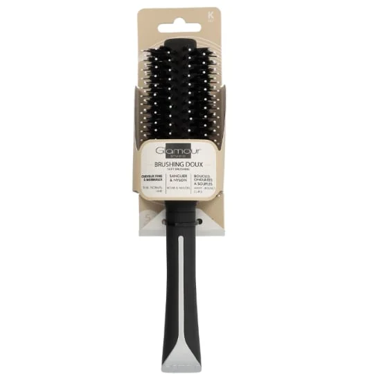 Brosse Cheveux ronde brushing 2 en 1 expert