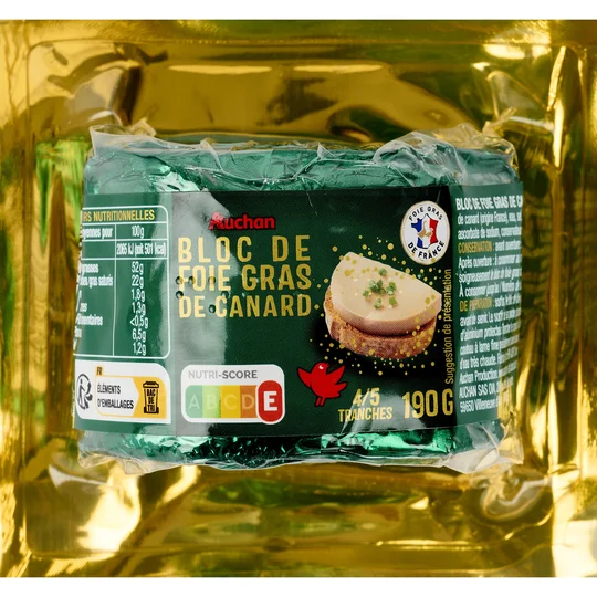 Bloc de foie gras de canard