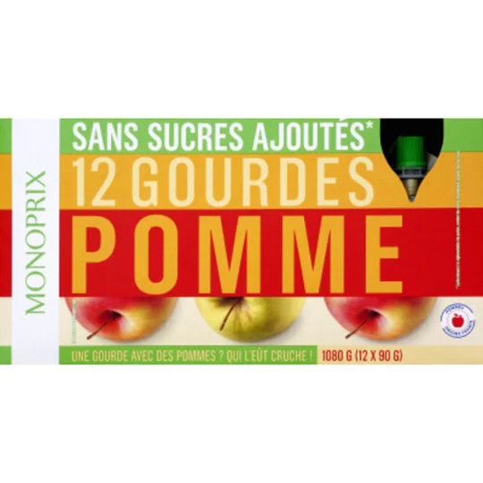 Purée de pommes sans sucres ajoutés
