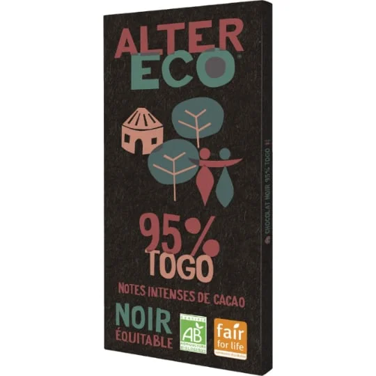 Chocolat noir Togo 95% bio
