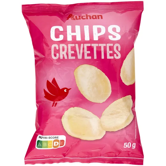 Chips saveur crevettes