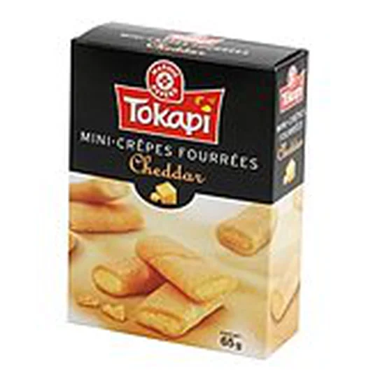 Mini-crêpes fourrées Cheddar