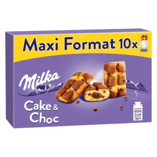 Gâteaux fourrés au chocolat et aux pépites de chocolat Cake & Choc