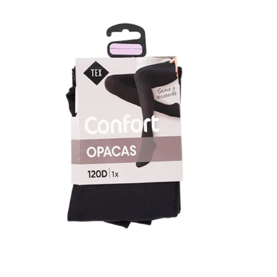 Collant femme noir opaque T1/2 Confort