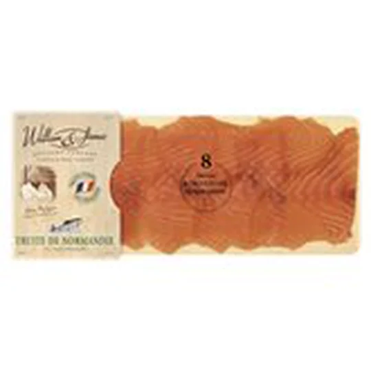 Truite de Normandie fumée William et James - 8 tr