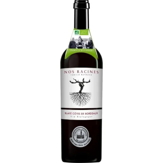 Vin Blaye Côtes de Bordeaux rouge Bio AOP