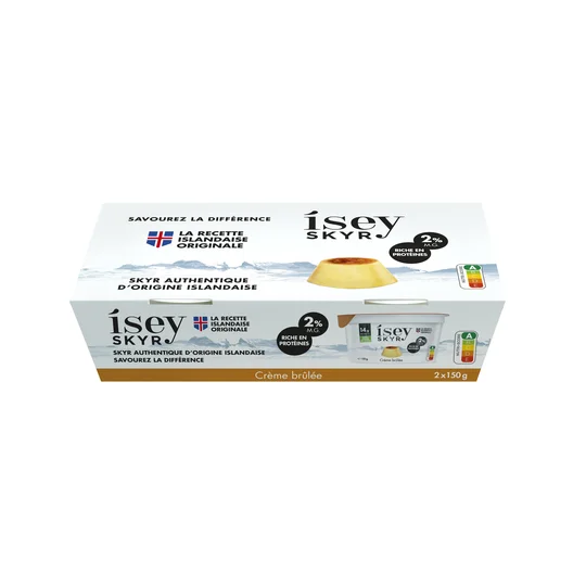 Yaourt Skyr 2% MG - Crème brûlée